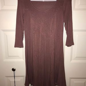 CharlotteRusse long sleeve dress pale pink size XS